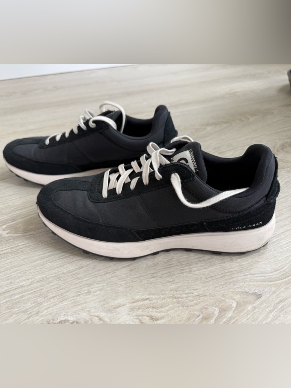 Cole Haan Black Sneakers with White Laces